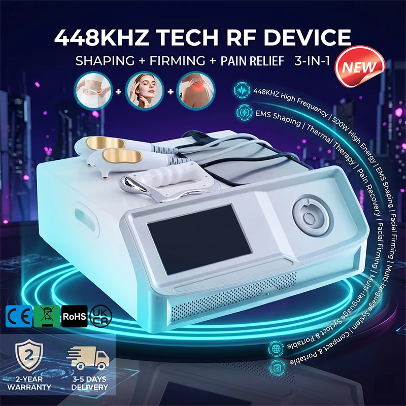 ER45 INDIBA 448HZ RF Physiotherapy Slimming Machine, Adopts RET CET Dual Core Technology for Intensive Care, Effectively Relieve
ER45 INDIBA 448HZ RF Physiotherapy Slimming Machine, Adopts RET CET Dual Core Technology for Intensive Care, Effectively Relieve