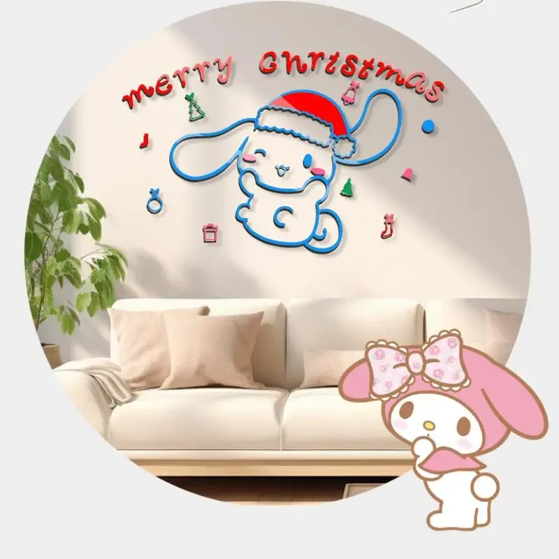 MINISO Sanrio Cartoon Anime DIY Self-assembly Acrylic Wall Stickers 3D Christmas Cinnamoroll Wall Sticker Kids Room Wall Decor
MINISO Sanrio Cartoon Anime DIY Self-assembly Acrylic Wall Stickers 3D Christmas Cinnamoroll Wall Sticker Kids Room Wall Decor