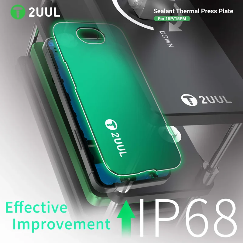 2UUL DA65 Screen Sealant Thermal Press Plate for IP 15P/PM Aluminum Alloy Precise Positioning Heat Conduction Repair Tool
2UUL DA65 Screen Sealant Thermal Press Plate for IP 15P/PM Aluminum Alloy Precise Positioning Heat Conduction Repair Tool