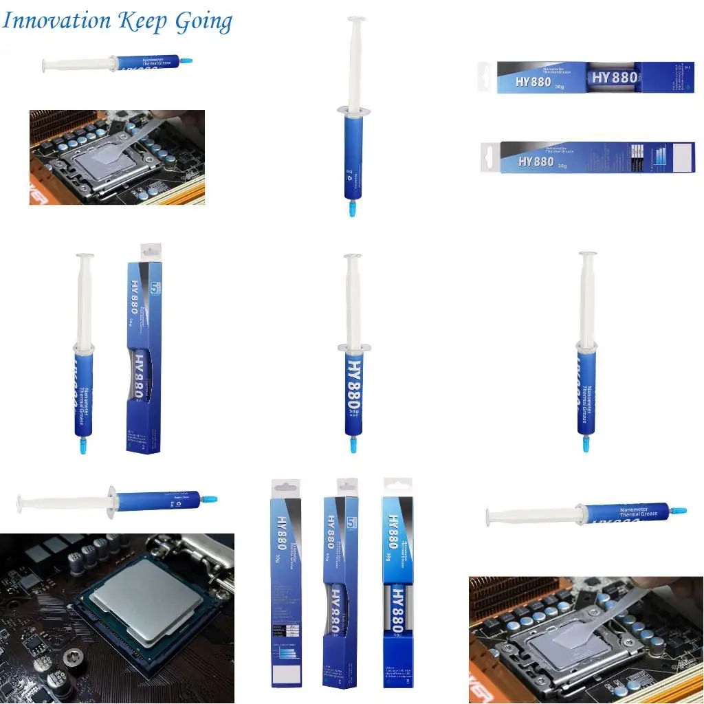 E65C Professional Thermal Silicone Grease 30g For CPU GPU LED Cooling Solution
E65C Professional Thermal Silicone Grease 30g For CPU GPU LED Cooling Solution