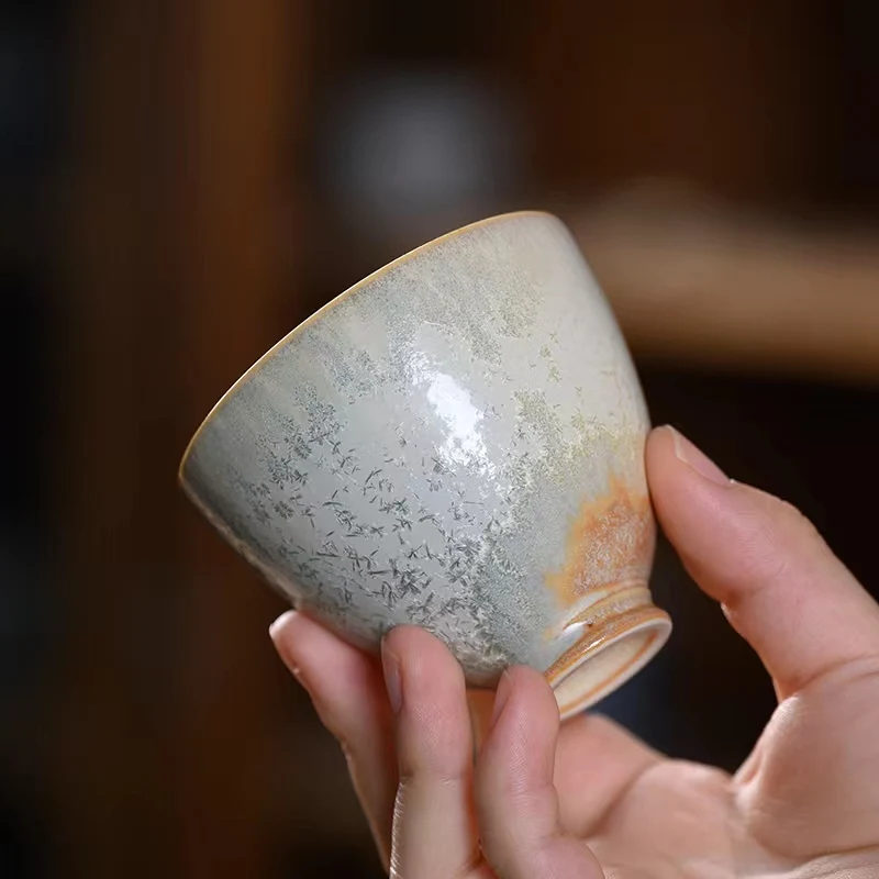 Handmade Jingdezhen Pine Needle Flambe Tea Cup Pure Ceramics Single 80ml
Handmade Jingdezhen Pine Needle Flambe Tea Cup Pure Ceramics Single 80ml