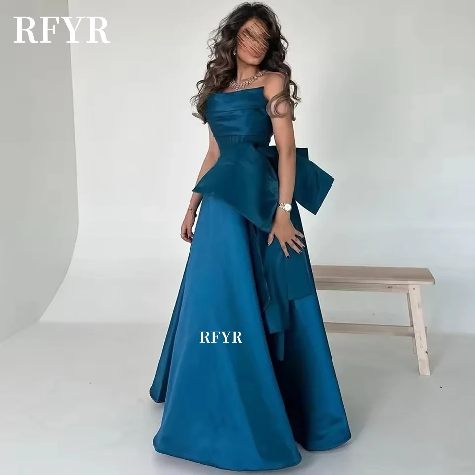 RFYR A Line Evening Dress Strapless Prom Dress Satin Formal Celebrity Dresses for Gala Party Gown for Women vetidos Customized
RFYR A Line Evening Dress Strapless Prom Dress Satin Formal Celebrity Dresses for Gala Party Gown for Women vetidos Customized