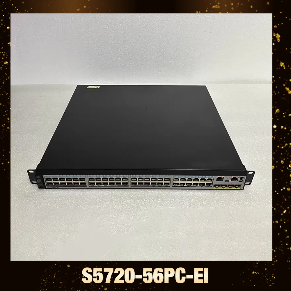 For HUAWEI S5720-56PC-EI 48 port Gigabit Ethernet 4-port SFP Layer 3 Network Management Switch
For HUAWEI S5720-56PC-EI 48 port Gigabit Ethernet 4-port SFP Layer 3 Network Management Switch