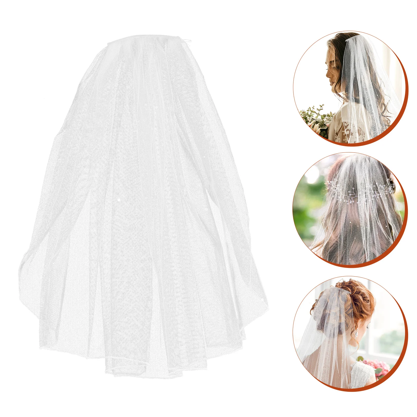 Bridal Short Veil Wedding Dresses Rose Gold Decorations Headdress Mesh Headgear Hair Comb Veils for Brides
Bridal Short Veil Wedding Dresses Rose Gold Decorations Headdress Mesh Headgear Hair Comb Veils for Brides