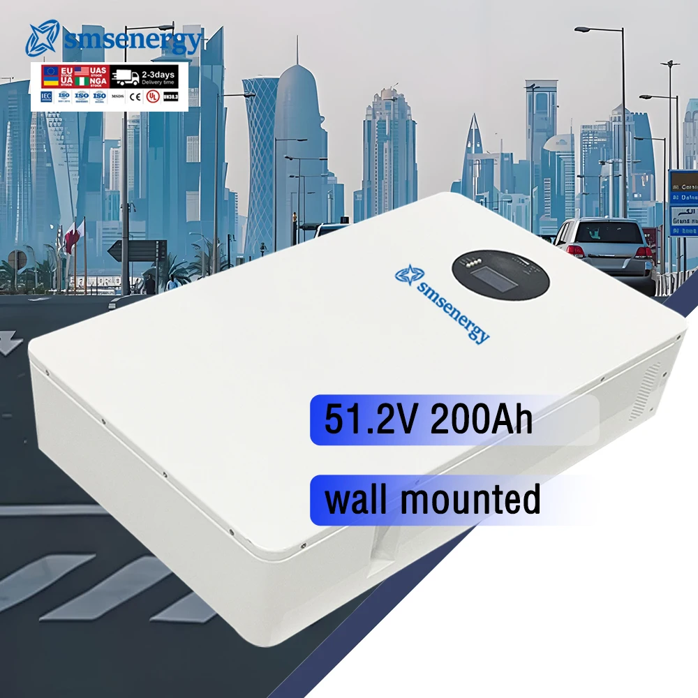 Energy Grade-A 51.2V 200Ah LiFePO4 10-20kWh Stackable Wall-Mounted Lithium Iron Hybrid Grid CAN Home Storage
Energy Grade-A 51.2V 200Ah LiFePO4 10-20kWh Stackable Wall-Mounted Lithium Iron Hybrid Grid CAN Home Storage