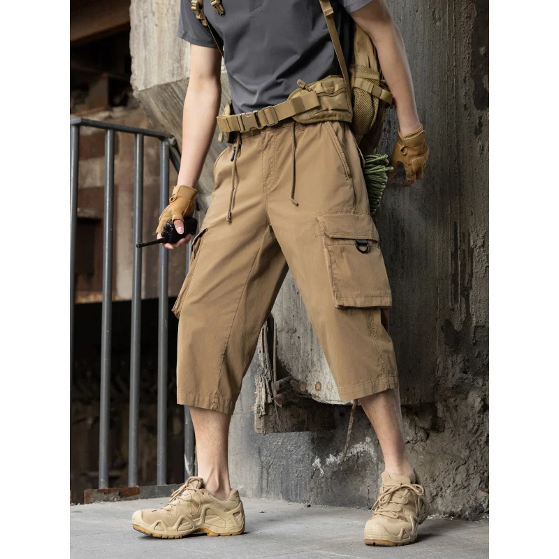 Men's Outdoor Wear Resistant Workwear Multi Pocket Straight Leg mid Length Casual Hiking Pants
Men's Outdoor Wear Resistant Workwear Multi Pocket Straight Leg mid Length Casual Hiking Pants