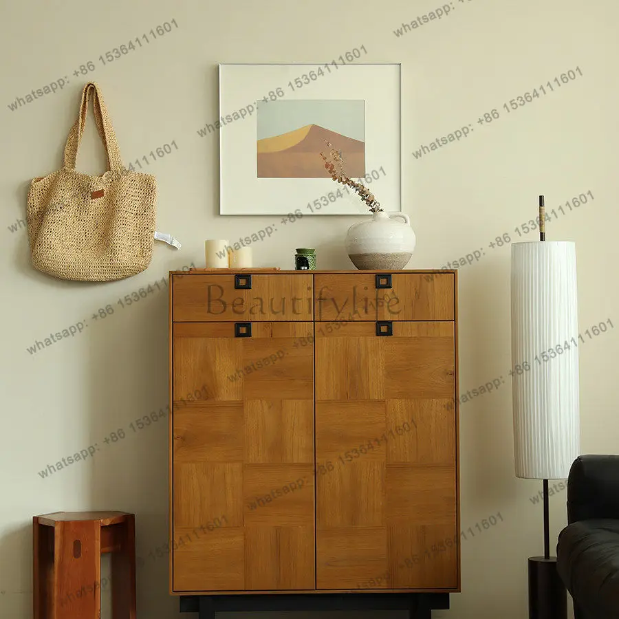 Simple wooden chest living room storage frame structure storage cabinet
Simple wooden chest living room storage frame structure storage cabinet