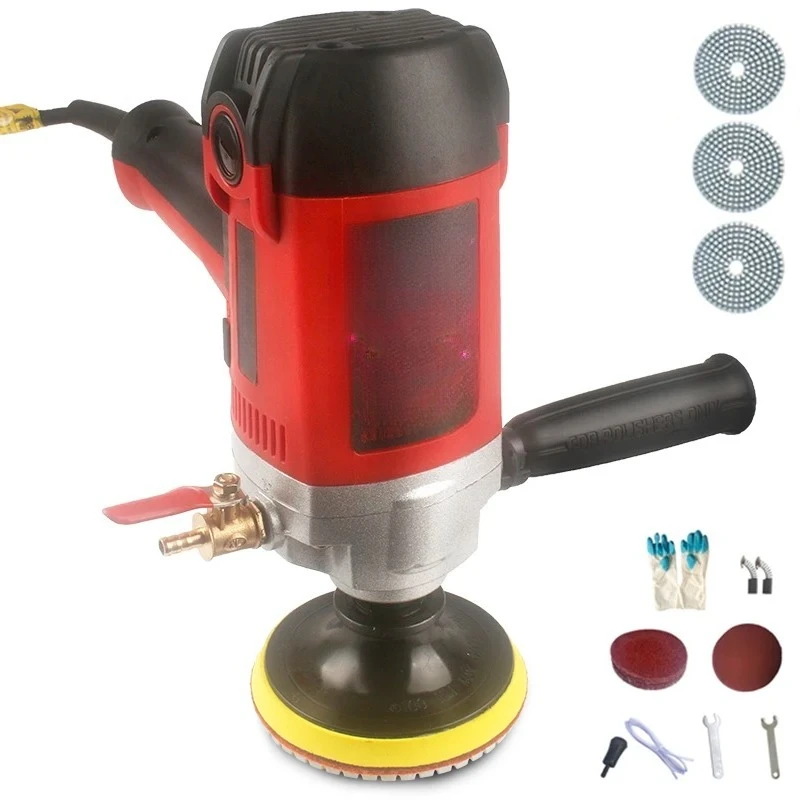 900W Electric Water Mill Polishing Machine Electric Water Injection Sander 220V Marble Granite Concrete Stone Wet Polisher
900W Electric Water Mill Polishing Machine Electric Water Injection Sander 220V Marble Granite Concrete Stone Wet Polisher