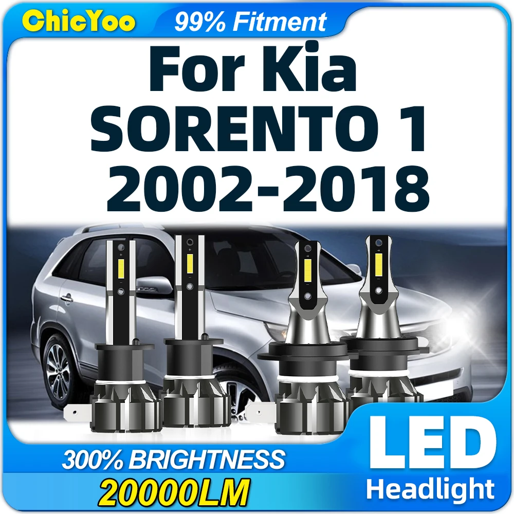 40000LM Super Bright Car Lights 240W Canbus LED Headlight Bulbs 6000K White For Kia SORENTO 1 2002-2013 2014 2015 2016 2017 2018
40000LM Super Bright Car Lights 240W Canbus LED Headlight Bulbs 6000K White For Kia SORENTO 1 2002-2013 2014 2015 2016 2017 2018