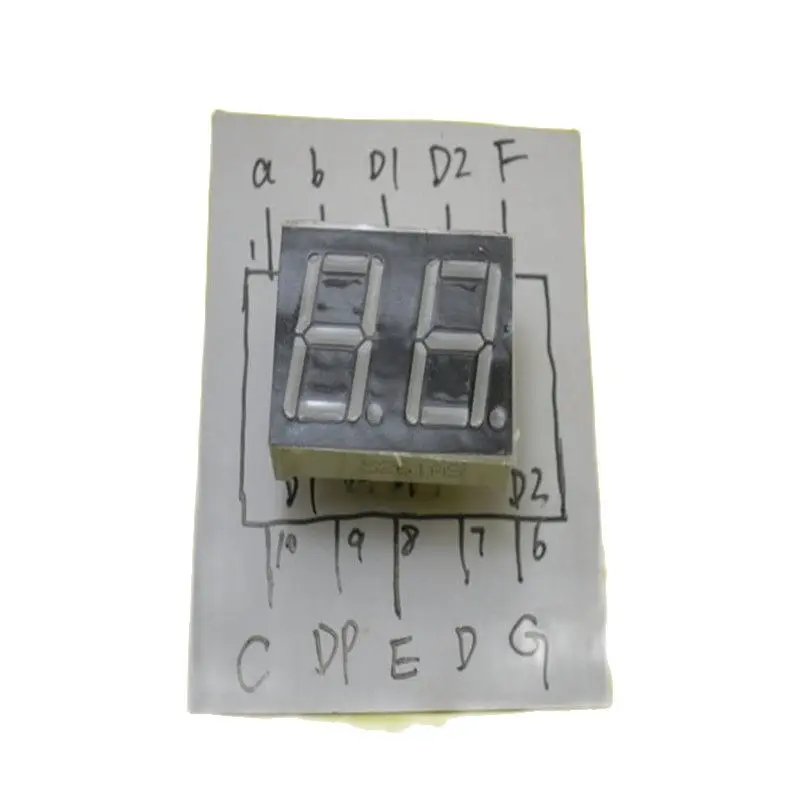 0.56 inch two-digit digital tube, 2 digits, brand new common cathode, a starter, super bright 0.56 inches, two digits
0.56 inch two-digit digital tube, 2 digits, brand new common cathode, a starter, super bright 0.56 inches, two digits