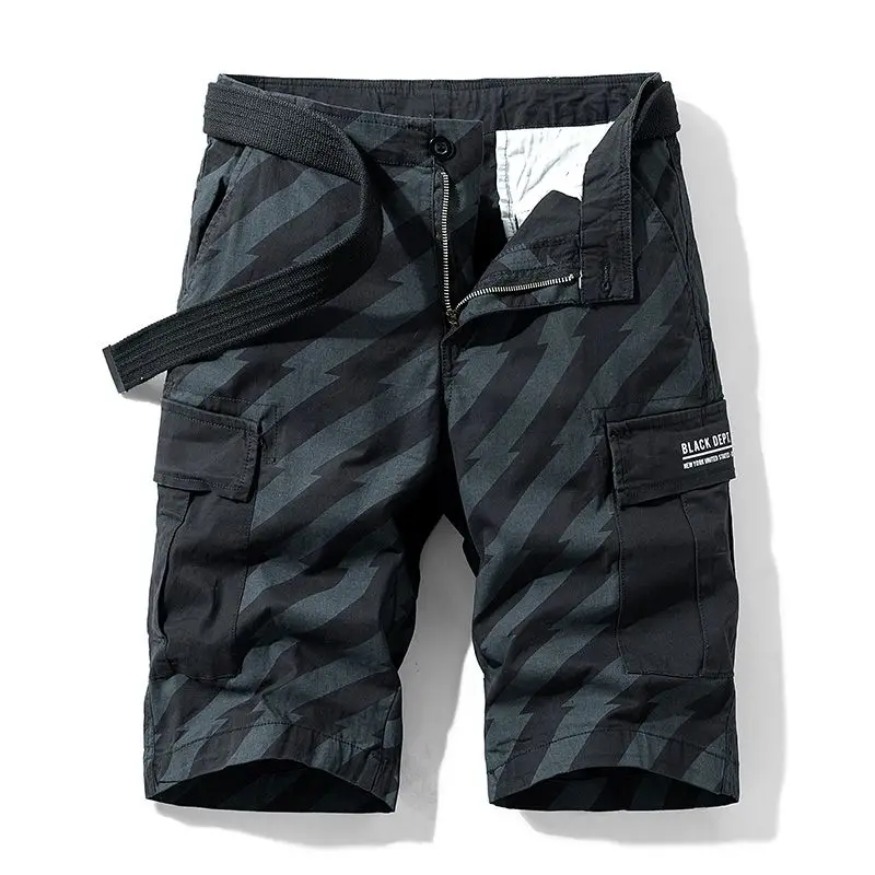 Men's Loose Cargo Shorts Summer Cotton Camo Stripe Workout Shorts Hip Hop Street Style
Men's Loose Cargo Shorts Summer Cotton Camo Stripe Workout Shorts Hip Hop Street Style