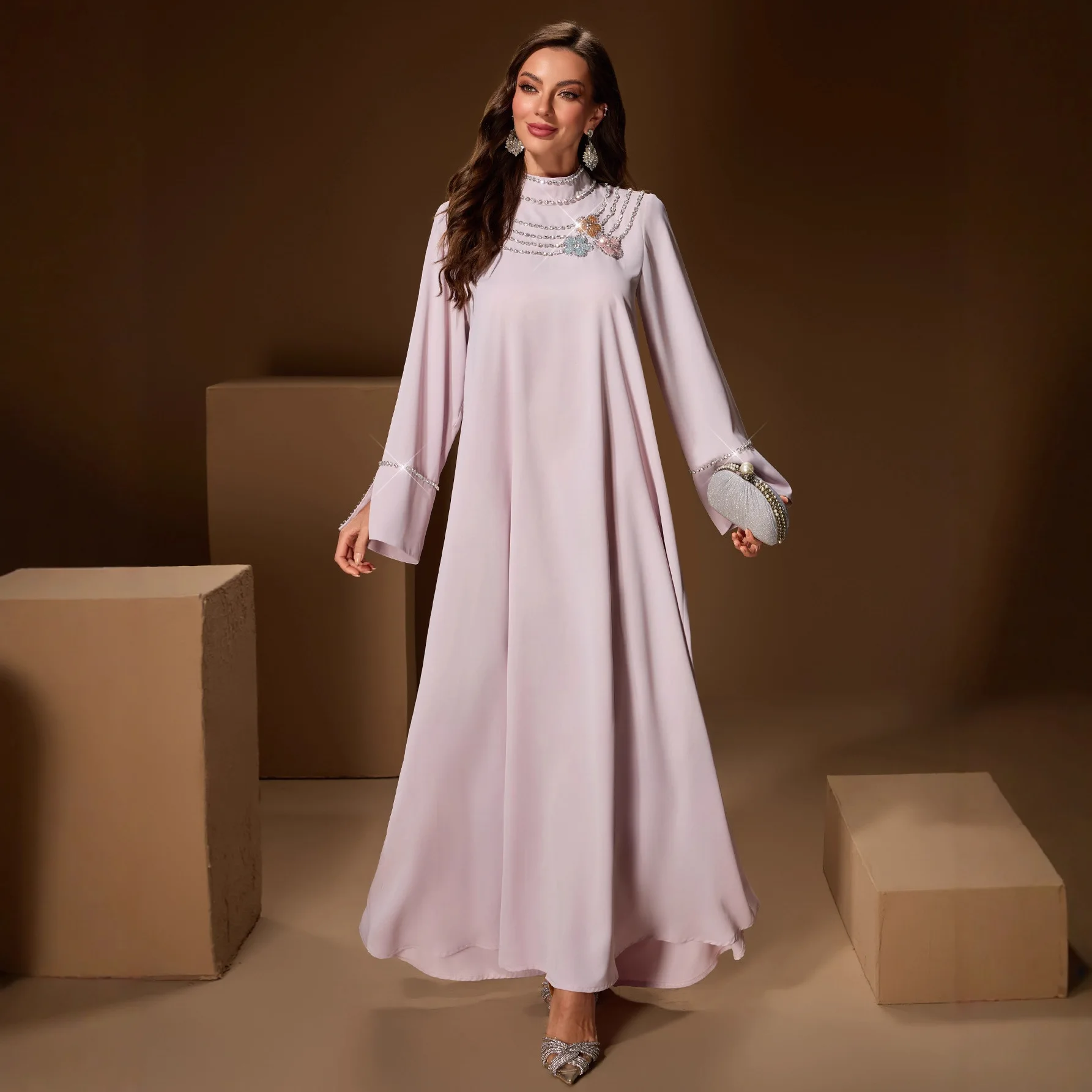 Eid Dress Abaya Women Dubai Kaftan Jalabiya Muslim Party Dresses Diamonds Abayas Islam Vestidos Arab Long Robe Ramadan Morocco
Eid Dress Abaya Women Dubai Kaftan Jalabiya Muslim Party Dresses Diamonds Abayas Islam Vestidos Arab Long Robe Ramadan Morocco