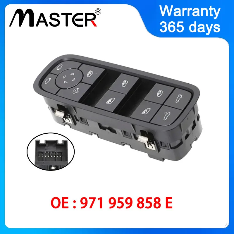 Left Window Control Switch Button 971959858E 971959858G for PORSCHE Cayenne 2018-2022 Panamera 2017-2022 971 959 858 E
Left Window Control Switch Button 971959858E 971959858G for PORSCHE Cayenne 2018-2022 Panamera 2017-2022 971 959 858 E