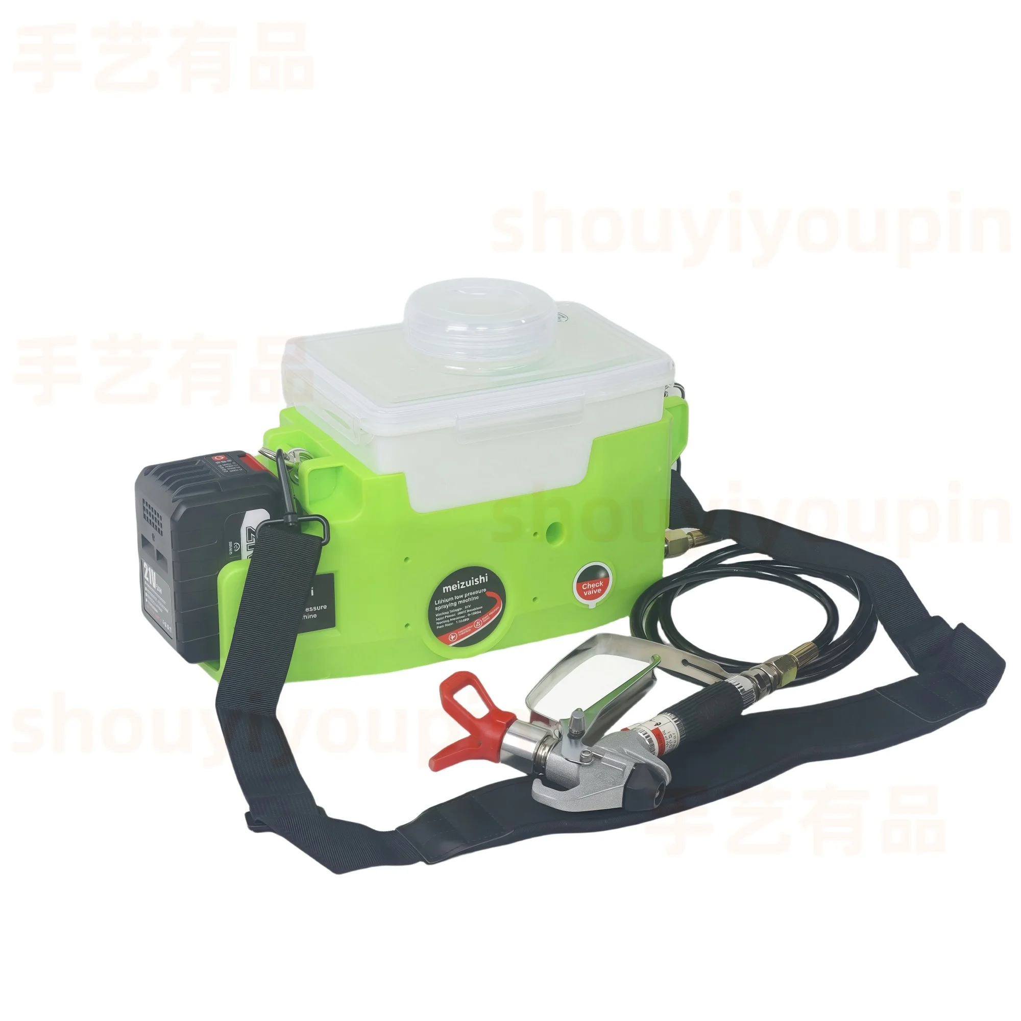 Portable Airless Sprayer Lithium Battery Professional High-pressure Paint Spraying Machine Painting Tool for Furniture Spraying
Portable Airless Sprayer Lithium Battery Professional High-pressure Paint Spraying Machine Painting Tool for Furniture Spraying