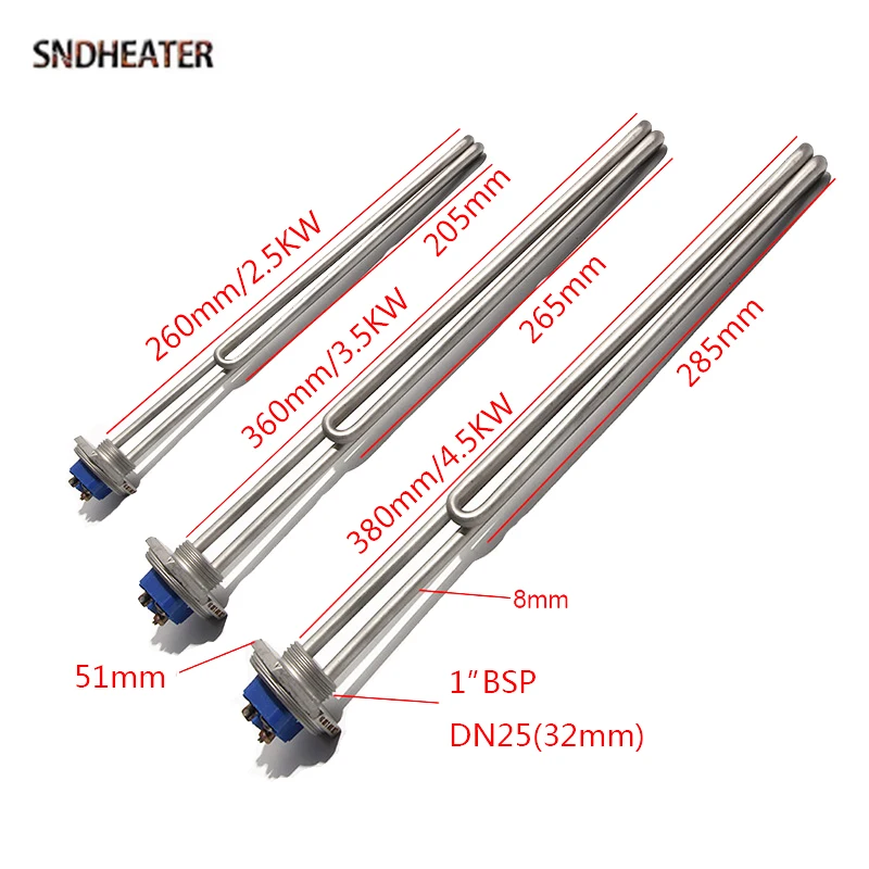 SNDHEATER G1 BSP Электрический водонагревательный элемент с резьбой 120 В 240 В 51 мм Фланец Солнечный складной трубчатый котел Нагреватель 2500 Вт 3500 Вт 4500 Вт
SNDHEATER G1 BSP Электрический водонагревательный элемент с резьбой 120 В 240 В 51 мм Фланец Солнечный складной трубчатый котел Нагреватель 2500 Вт 3500 Вт 4500 Вт
