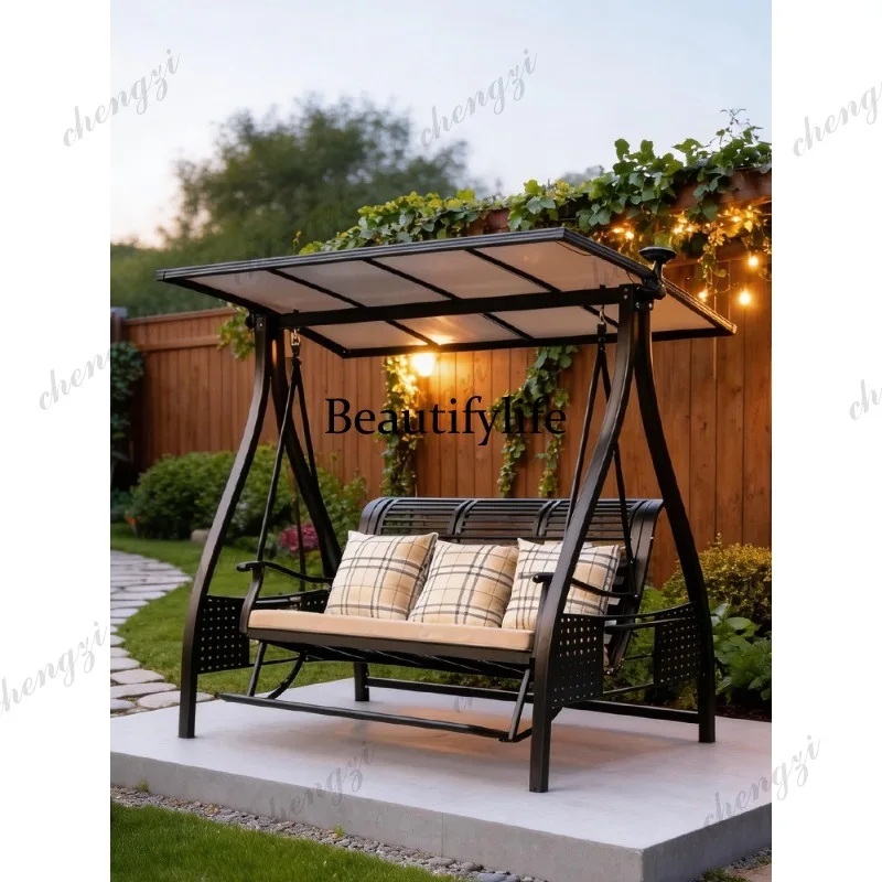 Outdoor swing hanging chair Outdoor courtyard Double rocking chair Adult solar casting balcony Swinging home
Outdoor swing hanging chair Outdoor courtyard Double rocking chair Adult solar casting balcony Swinging home