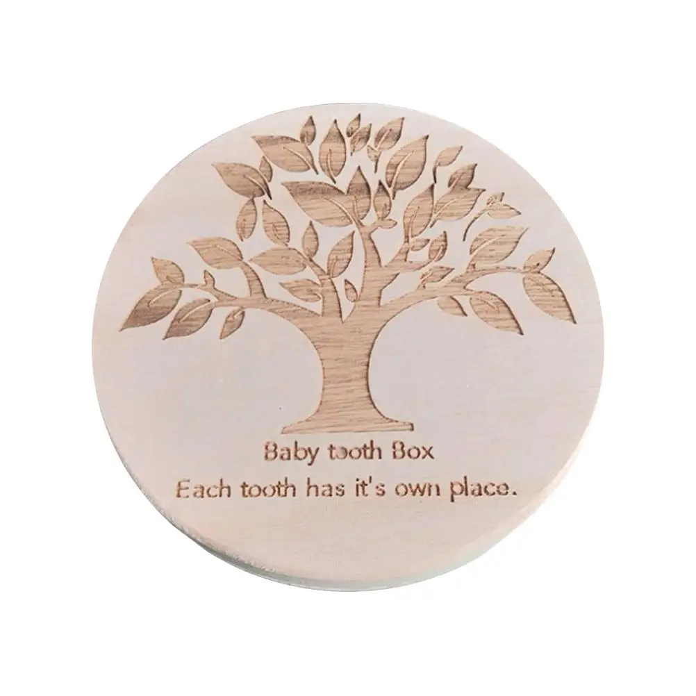 Creative Baby Teeth Box Wooden Lanugo Deciduous Teeth Container Round English Words Storage Boxes Keepsake Souvenir Gift
Creative Baby Teeth Box Wooden Lanugo Deciduous Teeth Container Round English Words Storage Boxes Keepsake Souvenir Gift