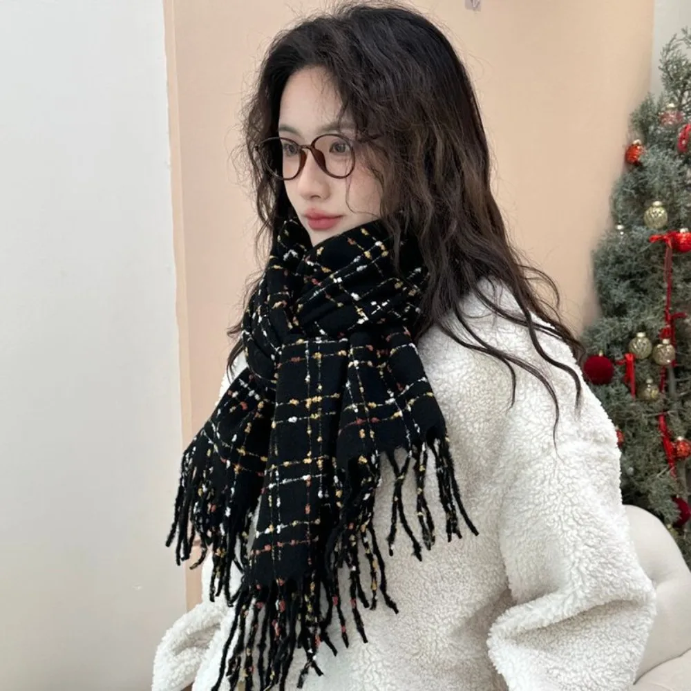 Модный кашемировый клетчатый кашемировый шарф, однотонные утолщенные женские шали, сохраняющие тепло, зимний шарф с кисточками
Модный кашемировый клетчатый кашемировый шарф, однотонные утолщенные женские шали, сохраняющие тепло, зимний шарф с кисточками