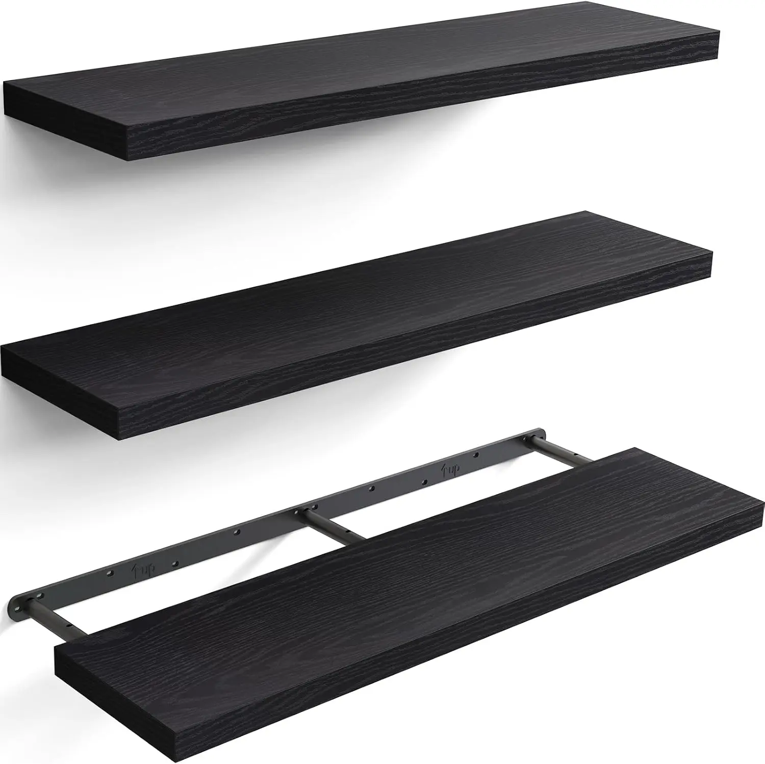 Floating Shelves for Wall, 36 inches Wall Mounted Rustic Wood Shelves for Bathroom, Bedroom, Living Room, Floating Shelves
Floating Shelves for Wall, 36 inches Wall Mounted Rustic Wood Shelves for Bathroom, Bedroom, Living Room, Floating Shelves