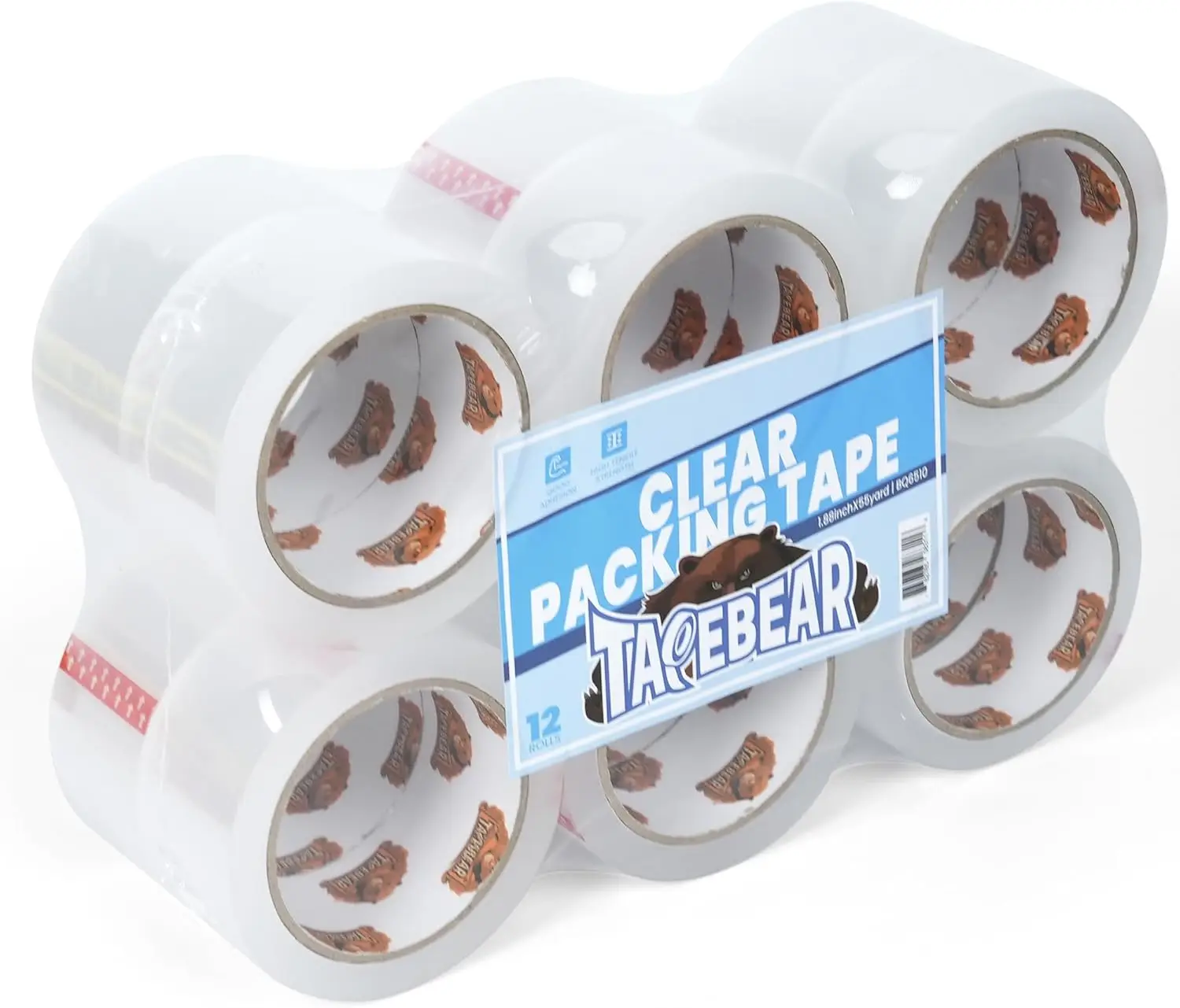 Clear Packing Tape 12 Rolls, Heavy Duty Shipping Tape 1.88 Inch x 55 Yard Packaging Tape 2.6mil Thick Transparent Tape R
Clear Packing Tape 12 Rolls, Heavy Duty Shipping Tape 1.88 Inch x 55 Yard Packaging Tape 2.6mil Thick Transparent Tape R
