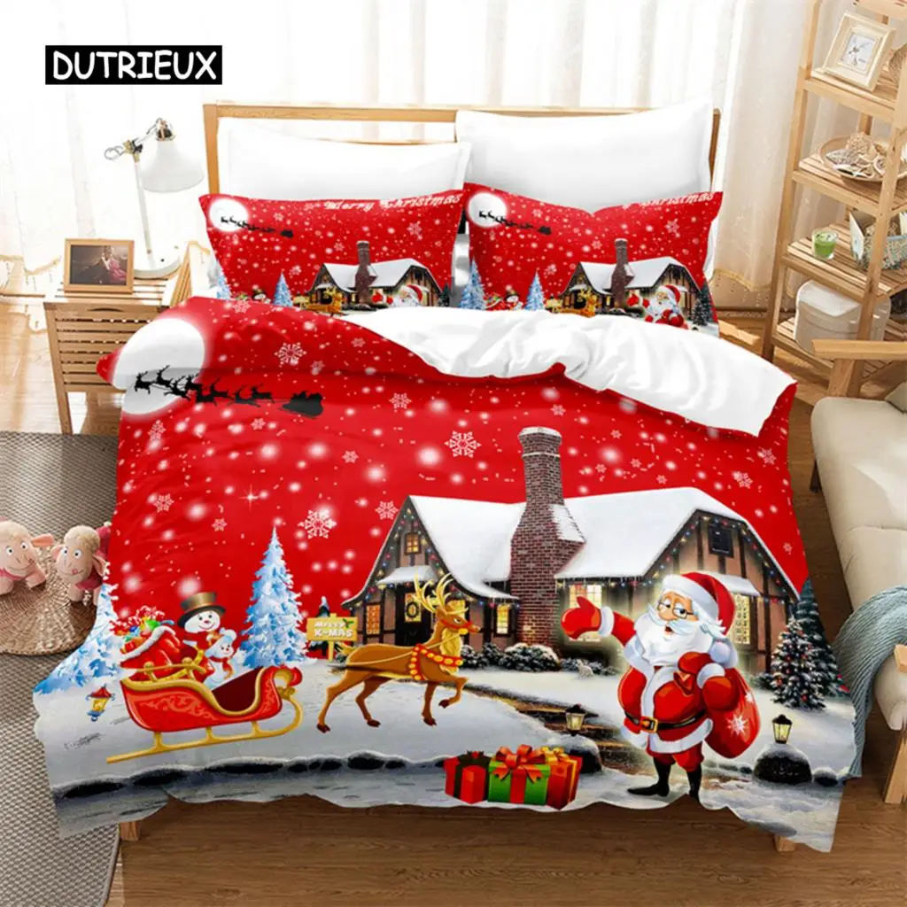 Christmas Bedding Set Duvet Cover Set 3d Bedding Digital Printing Bed Linen Queen Size Bed Set Fashion Design
Christmas Bedding Set Duvet Cover Set 3d Bedding Digital Printing Bed Linen Queen Size Bed Set Fashion Design