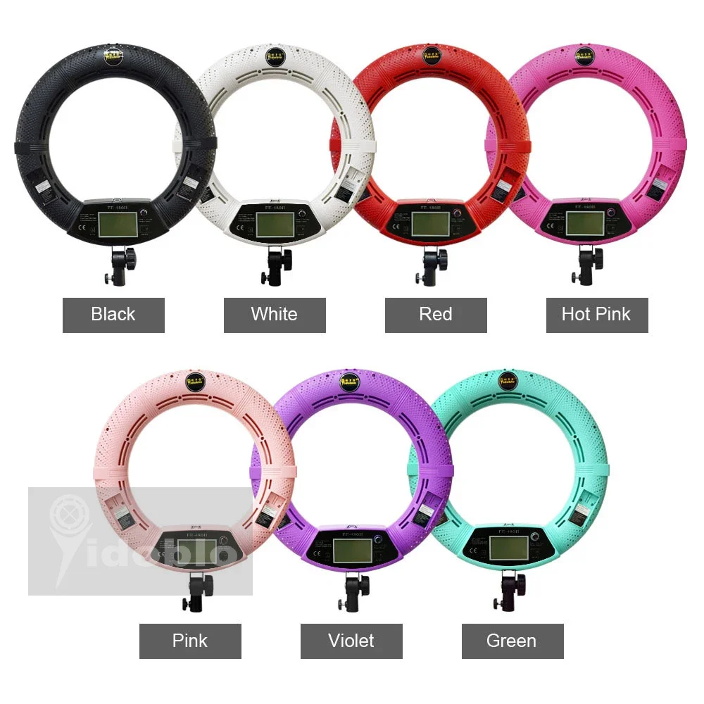 Yidoblo FE-480II Led Ring Lamp 5600K Remote Control Photo Video Studio Makeup Ring Light With Phone Holder Photographic Lighting
Yidoblo FE-480II Led Ring Lamp 5600K Remote Control Photo Video Studio Makeup Ring Light With Phone Holder Photographic Lighting
