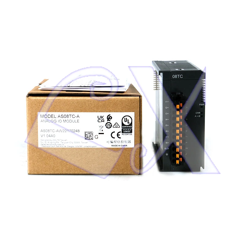 Delta PLC programmable controller temperature module AS08TC-A brand new original
Delta PLC programmable controller temperature module AS08TC-A brand new original