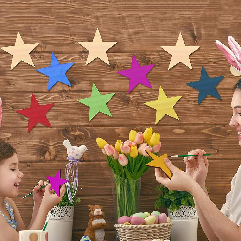 100pcs Wooden Star Slices Unfinished Diy Wood Chips For Kids Graffiti Craft Decoration Diy Craft Wooden Slices Handicraft Sewing
100pcs Wooden Star Slices Unfinished Diy Wood Chips For Kids Graffiti Craft Decoration Diy Craft Wooden Slices Handicraft Sewing