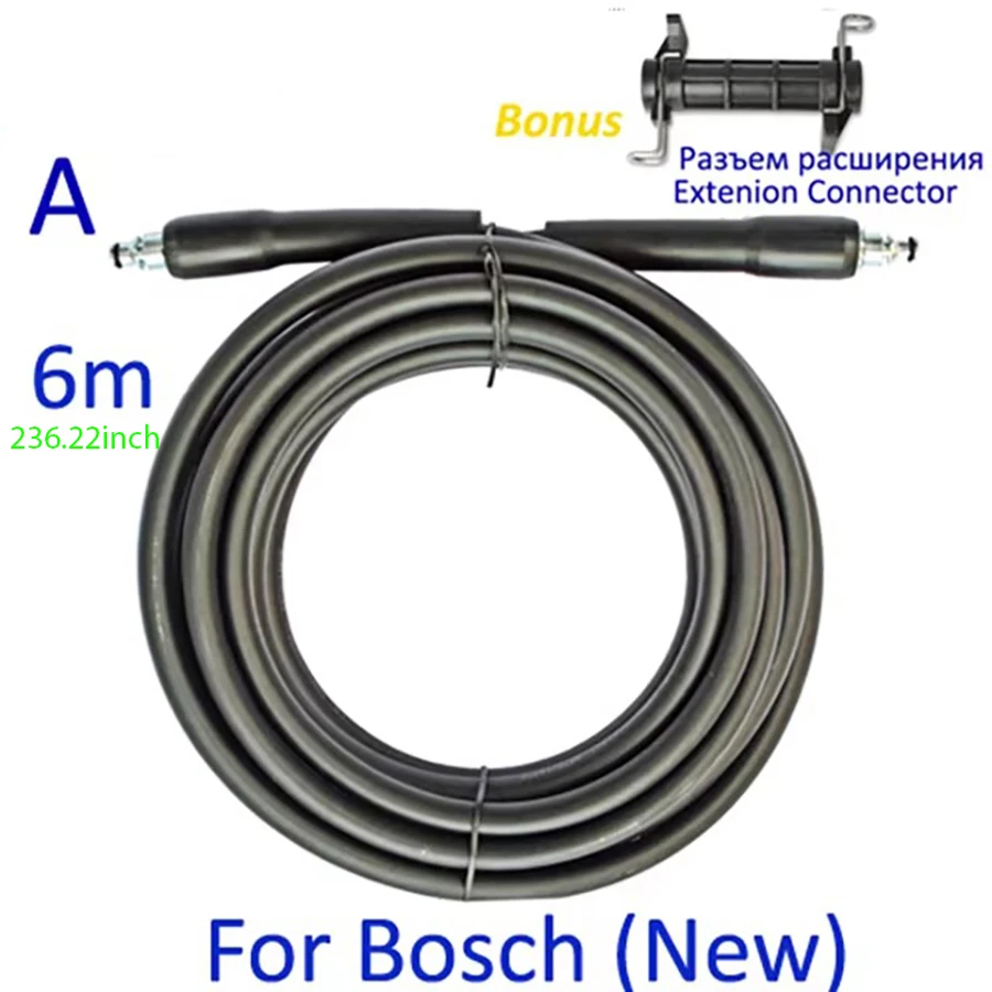 65ft High-Pressure Washer Hose - Durable, Kink-Resistant Extension Cord for Bosch Pressure Washers up to 2320 PSI
65ft High-Pressure Washer Hose - Durable, Kink-Resistant Extension Cord for Bosch Pressure Washers up to 2320 PSI