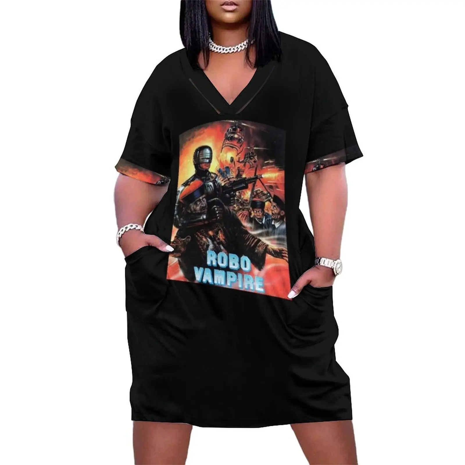 Robo Vampire Loose Pocket Dress ladies dresses for women 2025 luxury woman evening dress
Robo Vampire Loose Pocket Dress ladies dresses for women 2025 luxury woman evening dress