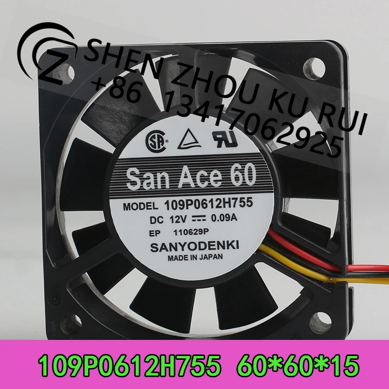 Sanyo двойной шарикоподшипник 12 В 0,09 А AC EC 6015 60X60X15 мм 6 см отключение потока промышленный компьютер 109P0612H755 охлаждающий вентилятор
Sanyo двойной шарикоподшипник 12 В 0,09 А AC EC 6015 60X60X15 мм 6 см отключение потока промышленный компьютер 109P0612H755 охлаждающий вентилятор