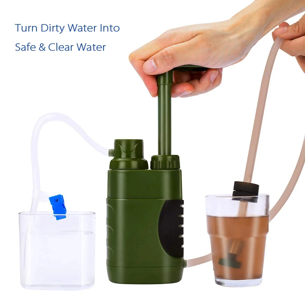 Outdoor Water Filter Direct Drinking Portable Water Purifier Camping Water Purifier Pump Emergency Supplies Wilderness Survive
Outdoor Water Filter Direct Drinking Portable Water Purifier Camping Water Purifier Pump Emergency Supplies Wilderness Survive