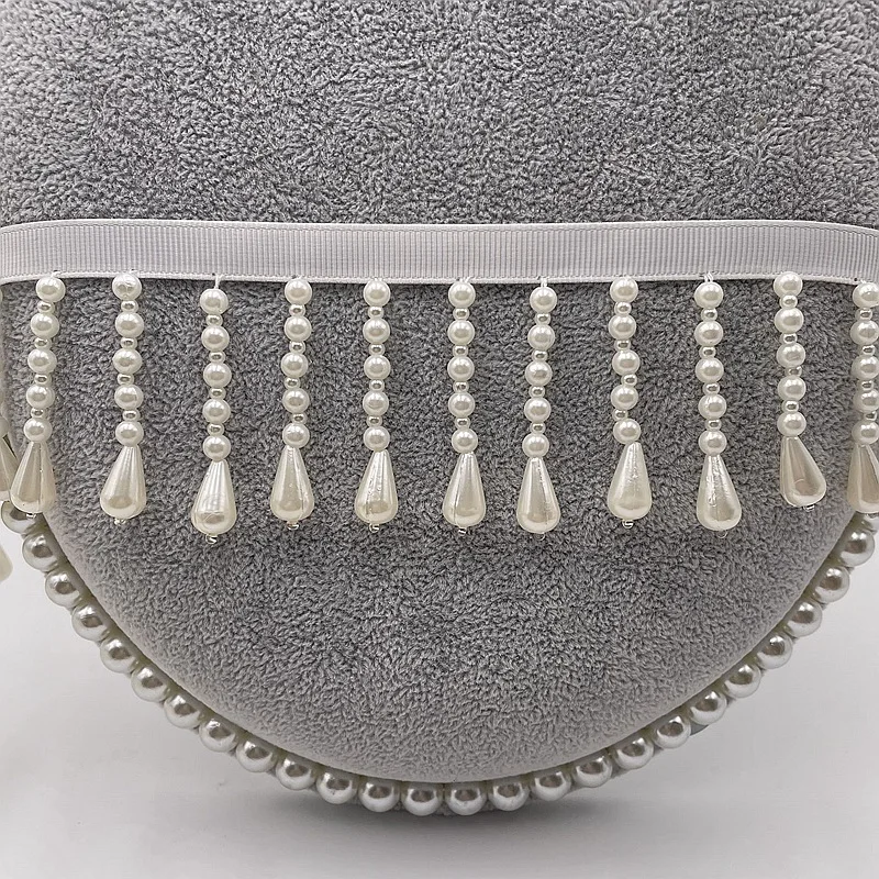Handmade Beaded Pearl Fringe Lace Trim for DIY Hanfu Tassels Pearl Ribbon Skirt Hem Lace Trim
Handmade Beaded Pearl Fringe Lace Trim for DIY Hanfu Tassels Pearl Ribbon Skirt Hem Lace Trim