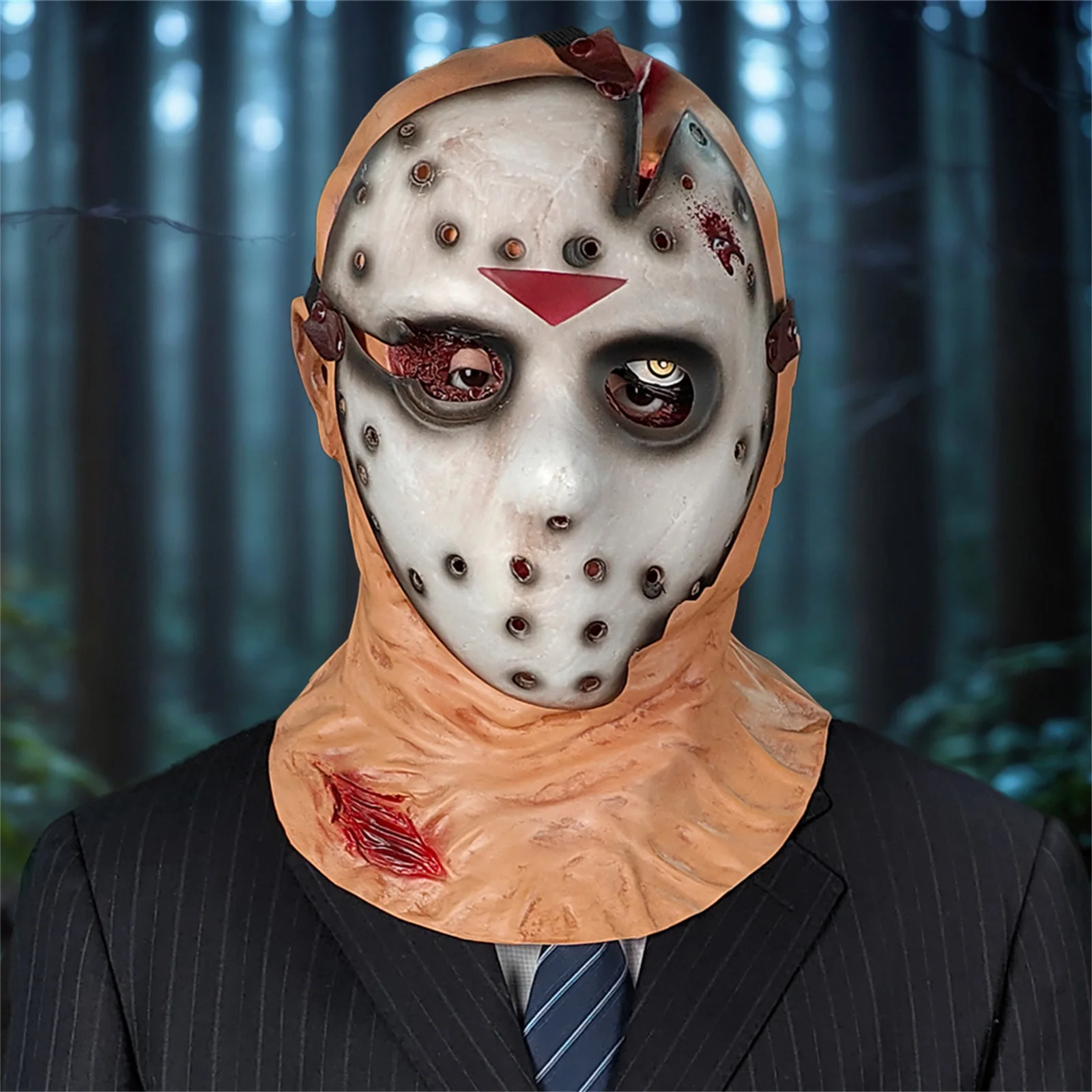 Хоккейная маска — натуральный латекс с детализацией фильмов и шрамов | Готовая розыгрыш на Хэллоуин, косплей и тематические мероприятия | Коллекционный ужас
Хоккейная маска — натуральный латекс с детализацией фильмов и шрамов | Готовая розыгрыш на Хэллоуин, косплей и тематические мероприятия | Коллекционный ужас