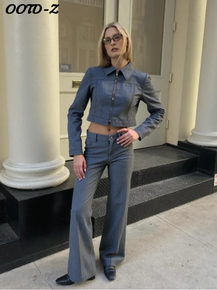 Городской пиджак, брюки, женский комплект, пальто с тонкими лацканами и длинными рукавами, широкие брюки на молнии, весна-лето 2024, винтажный женский наряд
Городской пиджак, брюки, женский комплект, пальто с тонкими лацканами и длинными рукавами, широкие брюки на молнии, весна-лето 2024, винтажный женский наряд