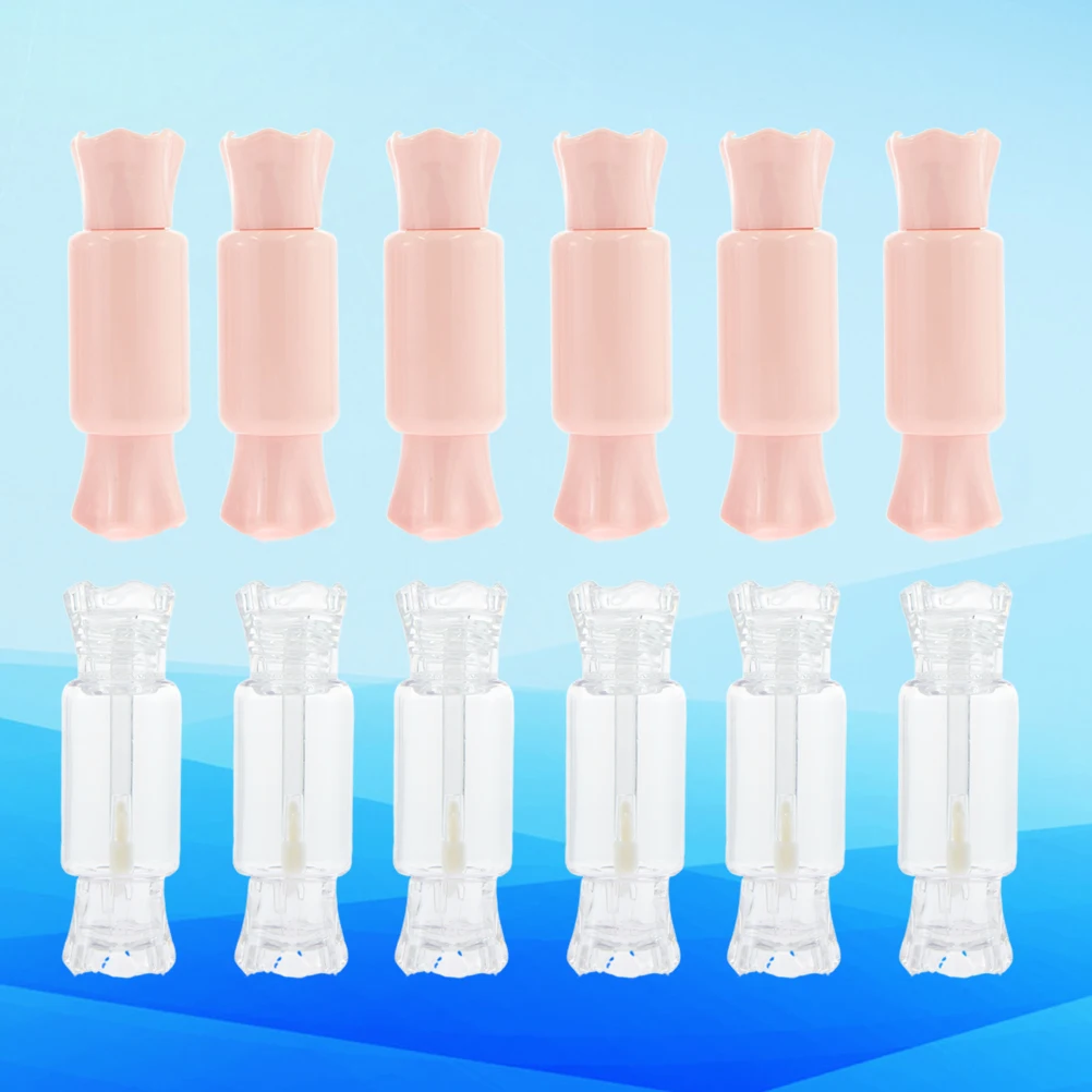12 Pcs Lip Gloss Empty Bottle Gradient Tube Portable Size Container DIY Glaze Makeup Accessories Lip Color Holder
12 Pcs Lip Gloss Empty Bottle Gradient Tube Portable Size Container DIY Glaze Makeup Accessories Lip Color Holder