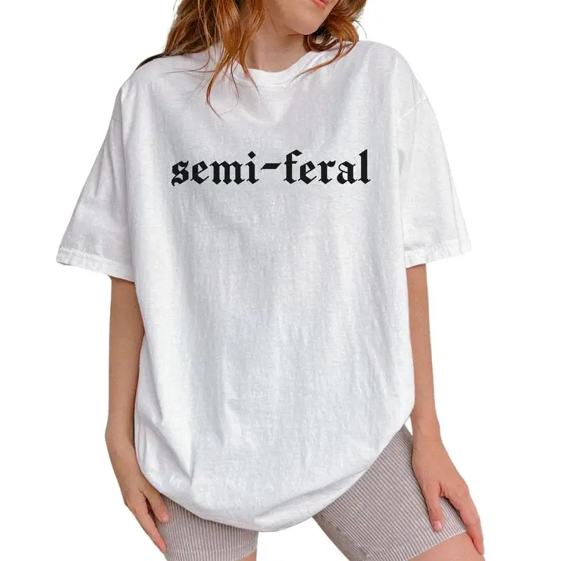 Semi-feral Shirt, Vintage Feral Women Tee, In My Feral Era Graphic Tee, Sarcastic Funny Women Unhinged Shirt, Comfy Fabric Grap
Semi-feral Shirt, Vintage Feral Women Tee, In My Feral Era Graphic Tee, Sarcastic Funny Women Unhinged Shirt, Comfy Fabric Grap
