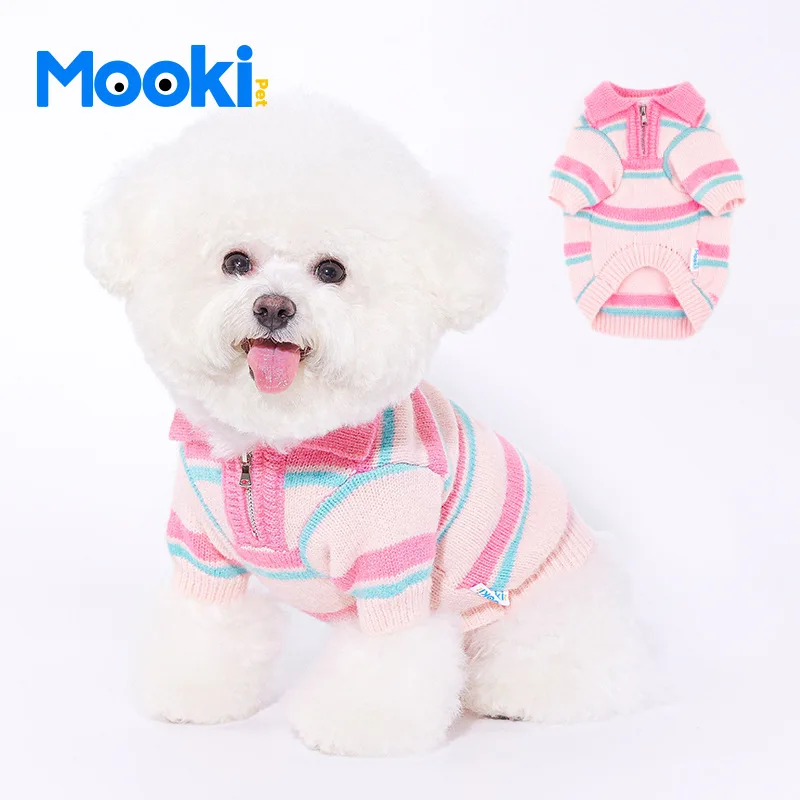 Свитер-поло MOOKIPET в полоску на молнии, одежда для щенков, одежда для маленьких и средних собак и кошек, теплая осенне-зимняя одежда Chihuahu
Свитер-поло MOOKIPET в полоску на молнии, одежда для щенков, одежда для маленьких и средних собак и кошек, теплая осенне-зимняя одежда Chihuahu