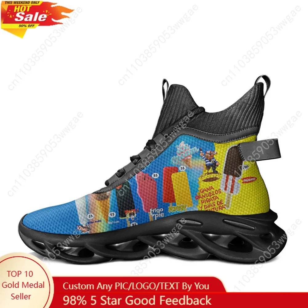 Ice Cream High Top Flats Sneakers Mens Womens Sport Running Shoes High Quality Sneakers Lace Up Mesh Footwear Customized Shoes
Ice Cream High Top Flats Sneakers Mens Womens Sport Running Shoes High Quality Sneakers Lace Up Mesh Footwear Customized Shoes