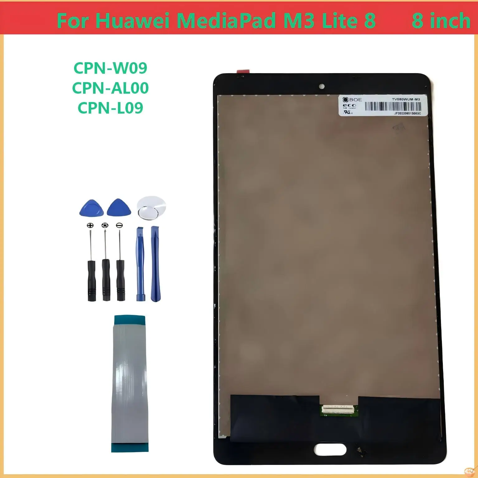 Ori LCD For Huawei MediaPad M3 Lite 8 CPN-W09 CPN-AL00 CPN-L09 LCD Display Touch Scree
Ori LCD For Huawei MediaPad M3 Lite 8 CPN-W09 CPN-AL00 CPN-L09 LCD Display Touch Scree