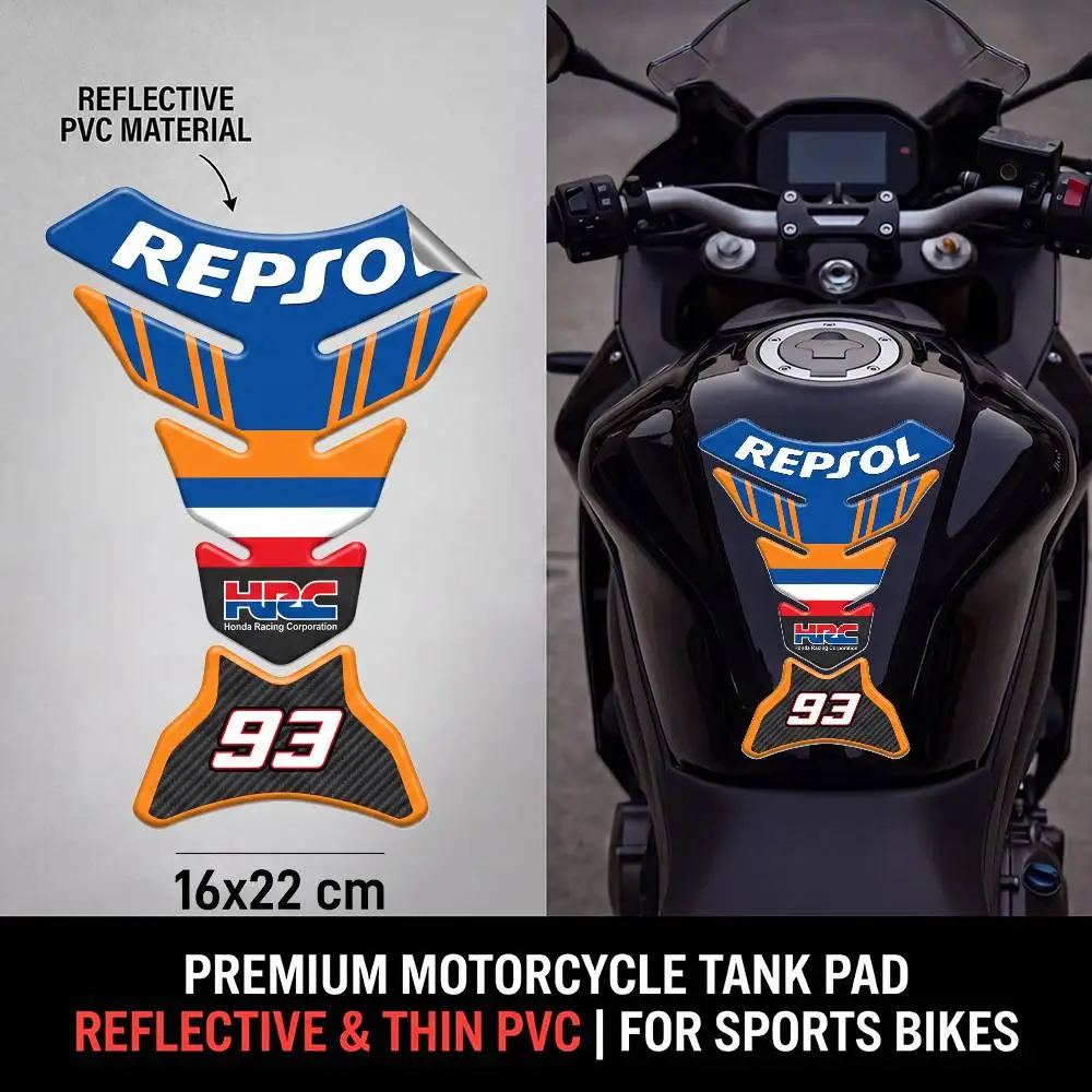 FOR HONDA RACING Motorcycle PVC Tank Pad Tank Cap Protector Racing Sticker Universal
FOR HONDA RACING Motorcycle PVC Tank Pad Tank Cap Protector Racing Sticker Universal