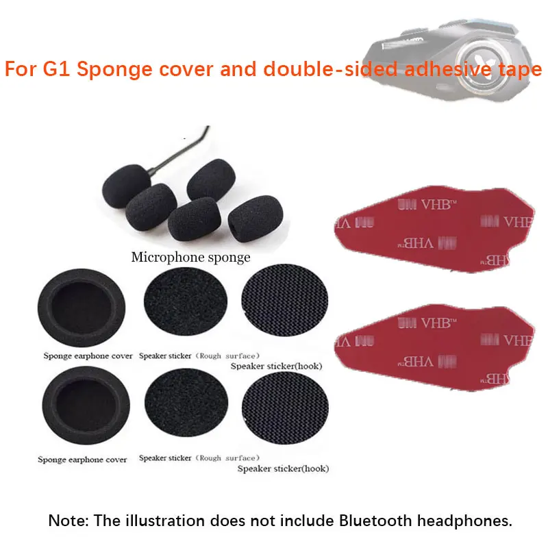 Для Bluetooth-наушников LEXIN G1/G2 с губкой и двусторонней клейкой лентой 
Для Bluetooth-наушников LEXIN G1/G2 с губкой и двусторонней клейкой лентой
