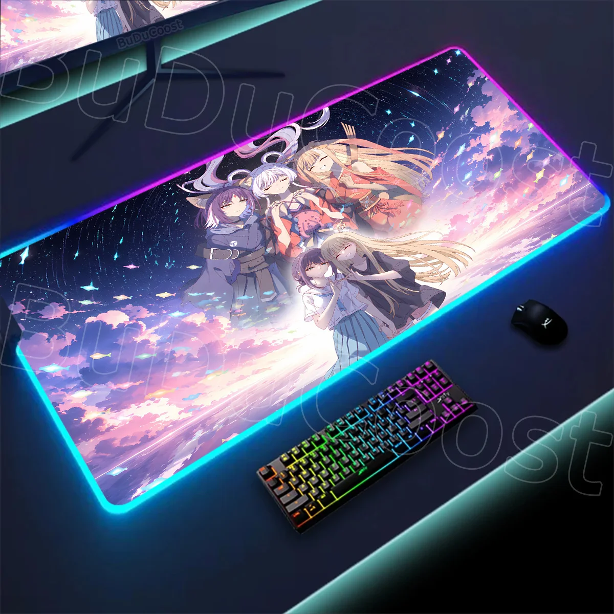 Office PC Gaming HD Printing Rubber Keyboard Desk Mats RGB Speed Cosmic Princess Kaguya Mouse Pad LED Table Color Backlit Carpet
Office PC Gaming HD Printing Rubber Keyboard Desk Mats RGB Speed Cosmic Princess Kaguya Mouse Pad LED Table Color Backlit Carpet