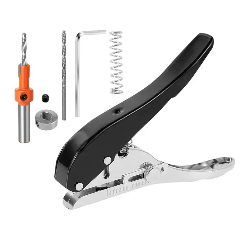 Дырокол ABWZ-Hole Punch 5/16 дюйма (8 мм), одинарный, 5 шт., усиленный, портативный, ручной, для бумаги и карточек, прочный
Дырокол ABWZ-Hole Punch 5/16 дюйма (8 мм), одинарный, 5 шт., усиленный, портативный, ручной, для бумаги и карточек, прочный