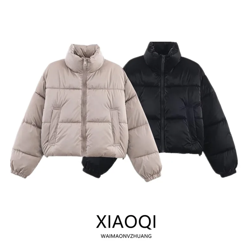 Winter 2025 Women's Long Sve Stand Collar Thiened Jaet Coat with Windproof Hat iny Surface Commuter Sle ort Length
Winter 2025 Women's Long Sve Stand Collar Thiened Jaet Coat with Windproof Hat iny Surface Commuter Sle ort Length