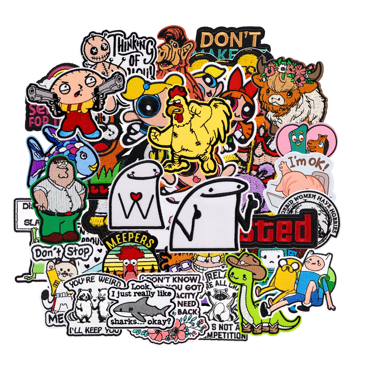 10/20/50pcs Wholesale Random Mixing Cute Animals Embroidered Patches for Clothes Jeans Badges Iron on Applique Clothing Stickers
10/20/50pcs Wholesale Random Mixing Cute Animals Embroidered Patches for Clothes Jeans Badges Iron on Applique Clothing Stickers