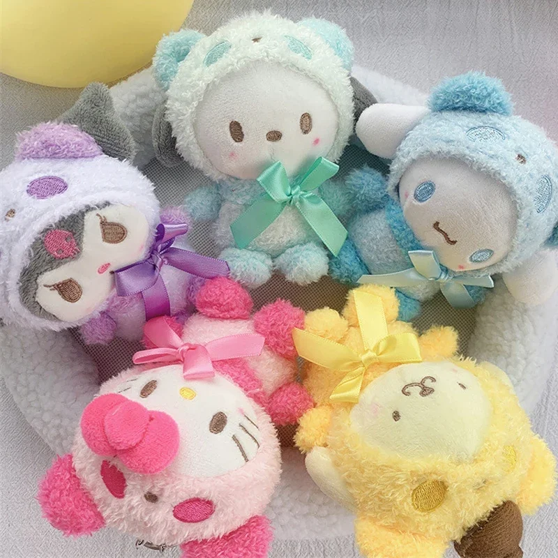 Kawaii Sanrio Keychain Plush Doll Keyring Hello Kitty Plushie Cinnamoroll KeyChains Bag Pendant Toy Gift for Girls .1
Kawaii Sanrio Keychain Plush Doll Keyring Hello Kitty Plushie Cinnamoroll KeyChains Bag Pendant Toy Gift for Girls .1