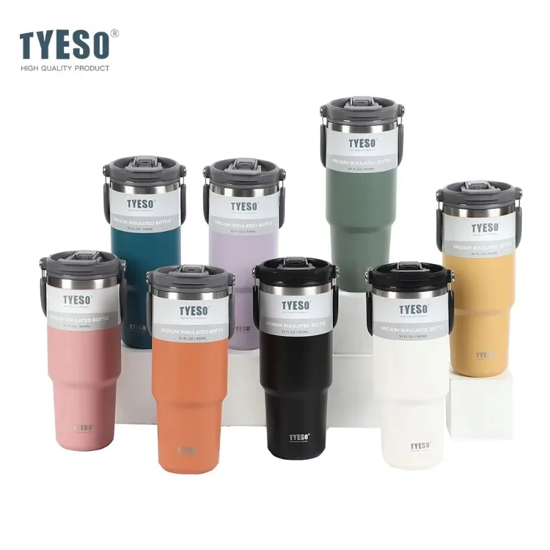 Tyeso Stainless Steel Double-Layer Heat Insulation 1200ml Large Cup Thermos, Hot Water Bottle, Car Car Cup, Official Original Ty
Tyeso Stainless Steel Double-Layer Heat Insulation 1200ml Large Cup Thermos, Hot Water Bottle, Car Car Cup, Official Original Ty