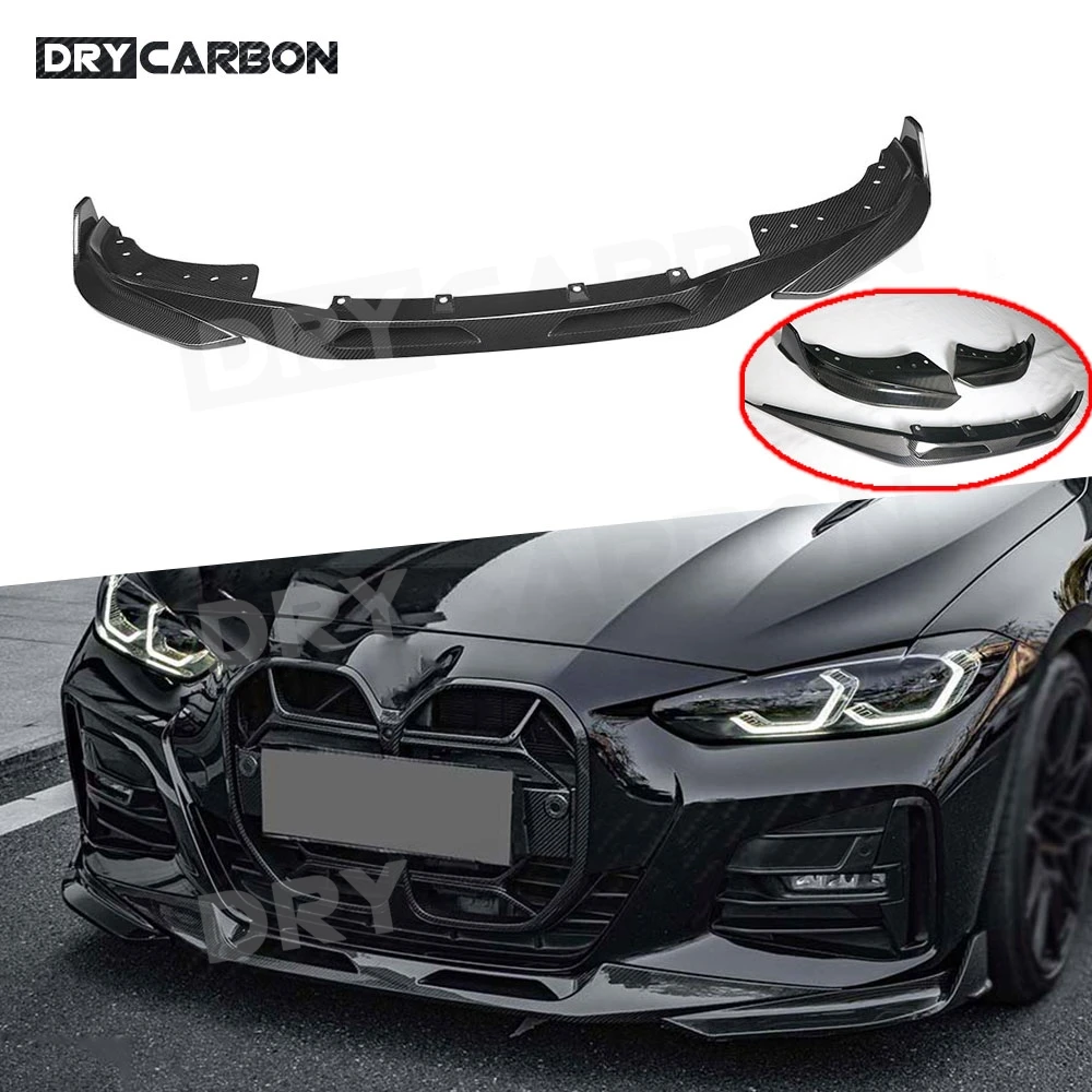 Dry Carbon Fiber Front Bumper Lip Chin Splitters Spoiler Car Accessories For BMW G22 G23 Coupe 2021+ Car Styling Body Kits FRP
Dry Carbon Fiber Front Bumper Lip Chin Splitters Spoiler Car Accessories For BMW G22 G23 Coupe 2021+ Car Styling Body Kits FRP