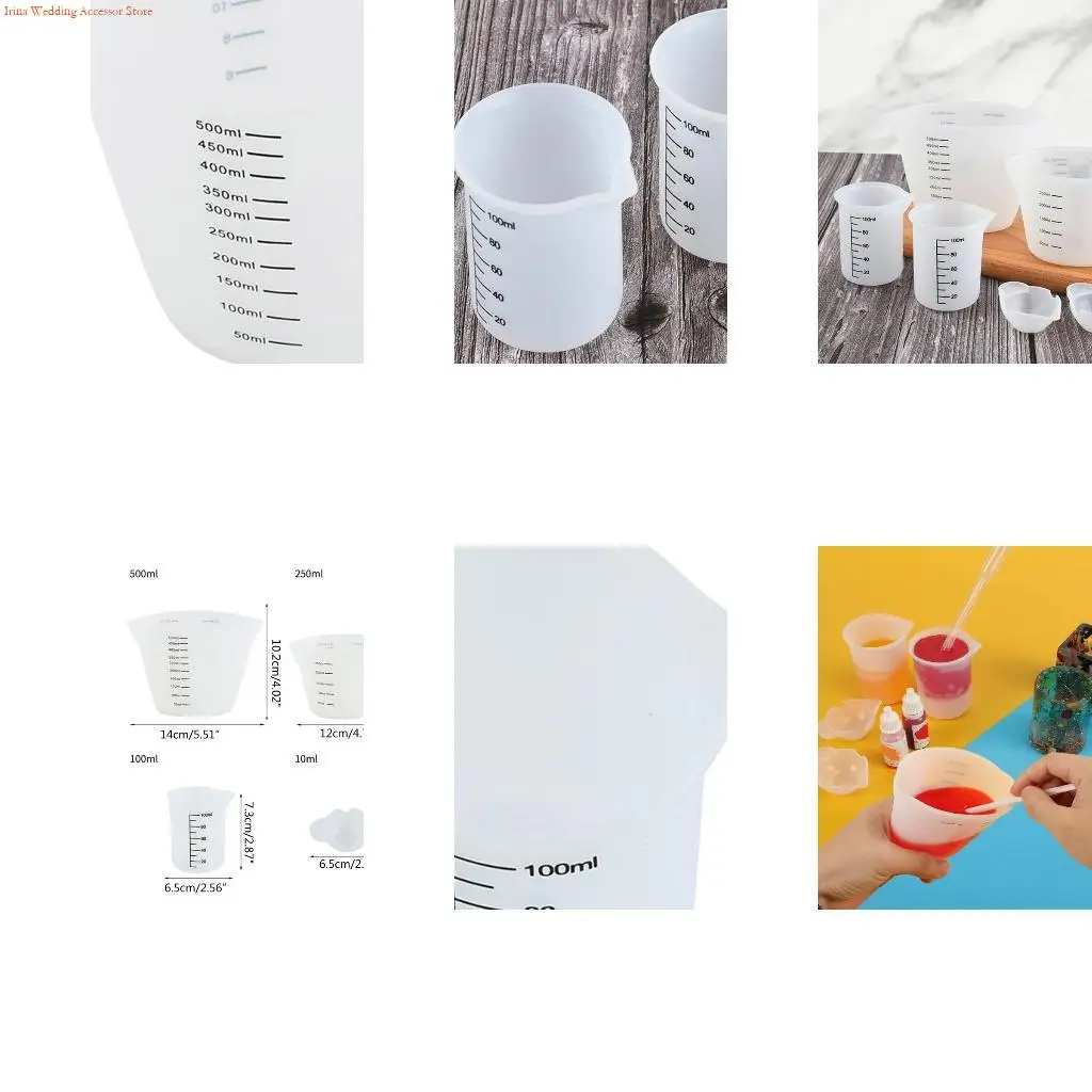G92D Силиконовые мерные чашки Большие многоразовые мерные чашки из смолы на 500 мл и 250 мл
G92D Силиконовые мерные чашки Большие многоразовые мерные чашки из смолы на 500 мл и 250 мл